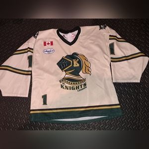 London Jr Knights Adidas Hockey Jersey